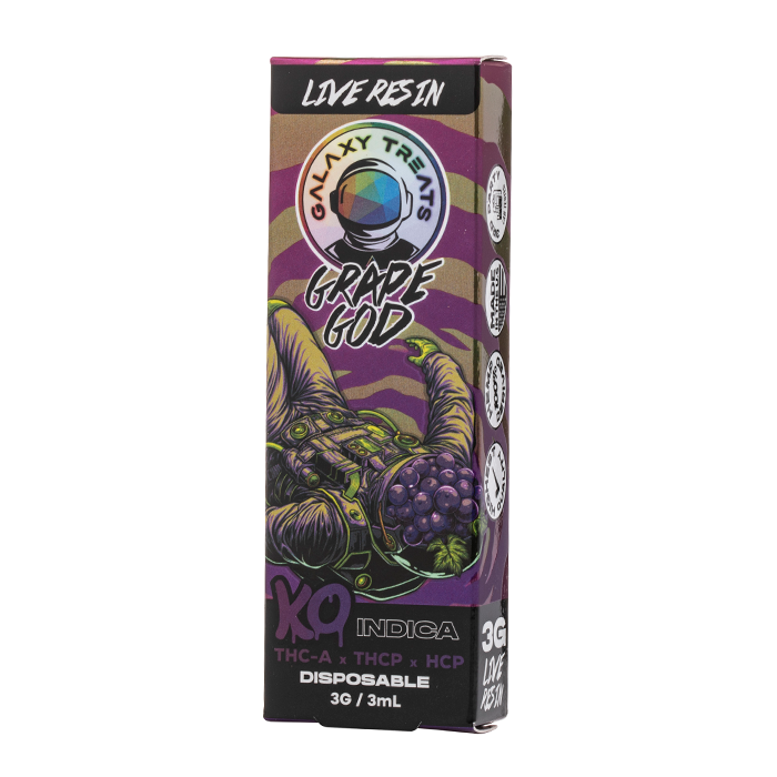 fucking fab vape Galaxy Treats KO Blend Live Resin Disposable 3G