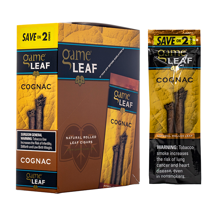 Game Leaf Cigarillos - Cognac [FULL BOX]
