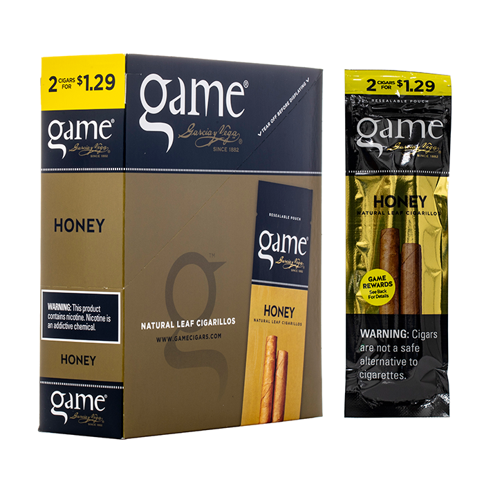 Game Leaf Cigarillos - Honey [FULL BOX]