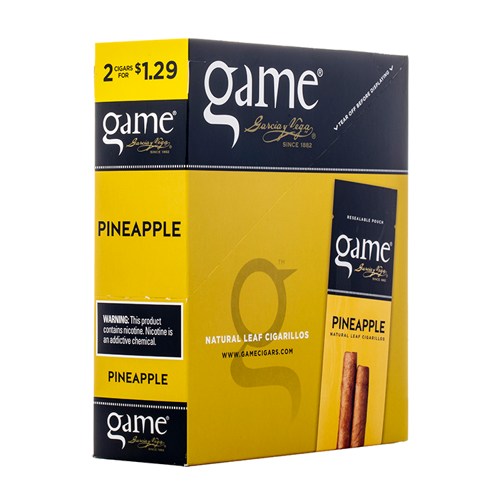 game cigarillos pineapple