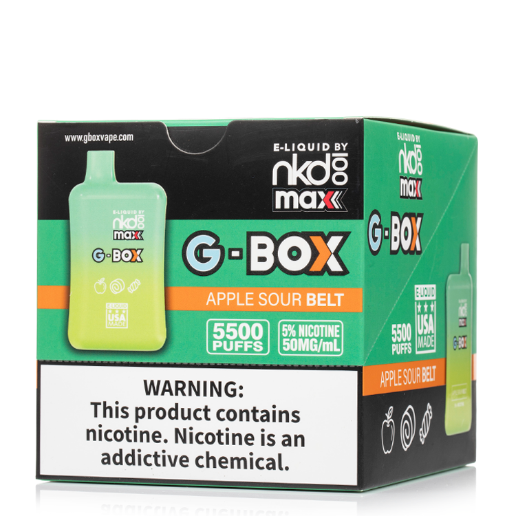 10-Pack] Naked 100 MAX G-Box 5500 Disposable - $87.99