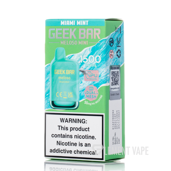 Geek Bar Meloso MINI 1500 Disposable - $7.99