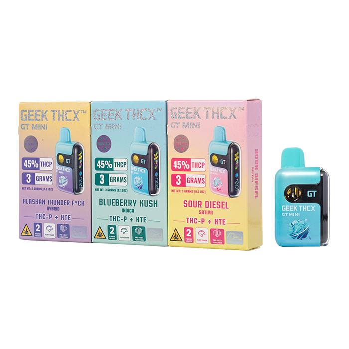 Geek THCX GT Mini Delta THCP + HTE Disposable 3G $17.99