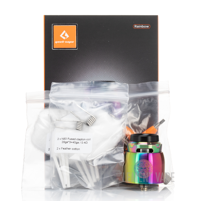 elfbar nachfüll pod läuft aus Geekvape Squares of Feather Organic Cotton 20pcs - VapeMantra main image 1