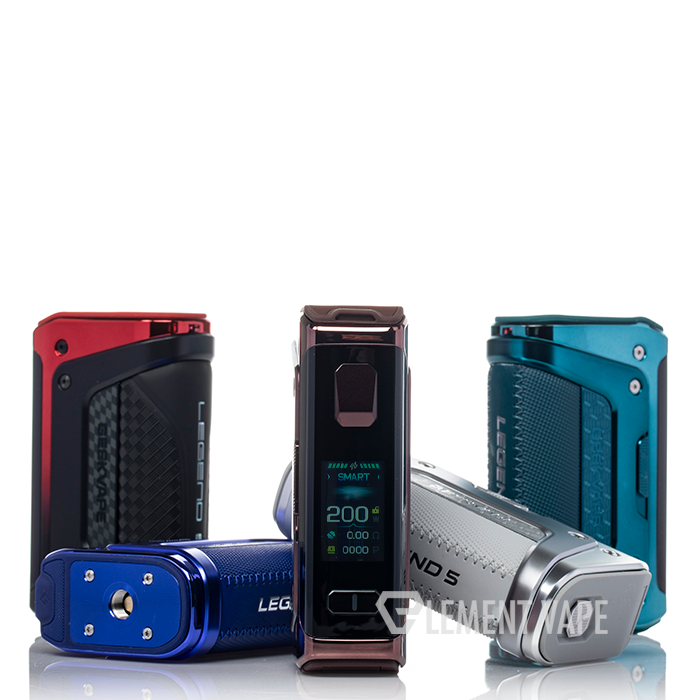GEEKVAPE Aegis Legend 5 Kit - 200W Legend 5 Box Mod 5 Modes Vape With GeekVape Z Sub Ohm Tank 5ml, No Batteries, No Nicotine