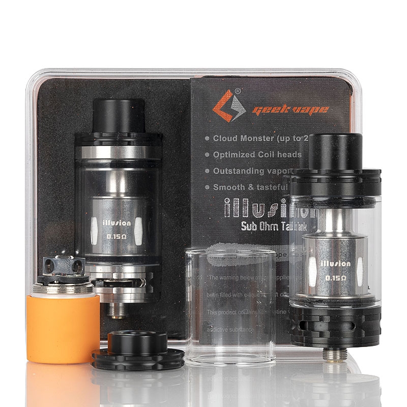 Geek Vape Illusion Sub-Ohm Tank | Vape Tanks - 260W - $14.95 Geek Vape Illusion Sub-Ohm Tank | Vape Tanks - 260W - $14.95