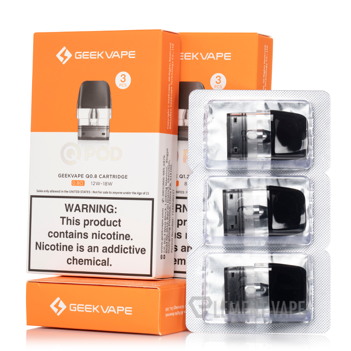 Geek Vape Q Replacement Pods $9.99
