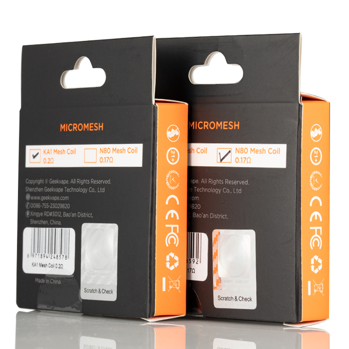 スキップ Geek Vape ZEUS X MicroMesh Sheet Coils $4.99