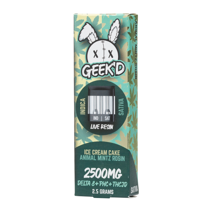 Geek'd Extracts Delta-8 + PHC + THC-JD Disposable 2.5G $49.9