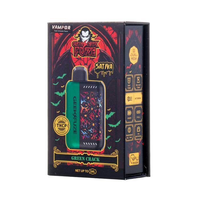 GeekFuze VAMPOR THCP Live Resin Disposable 5G $23.99