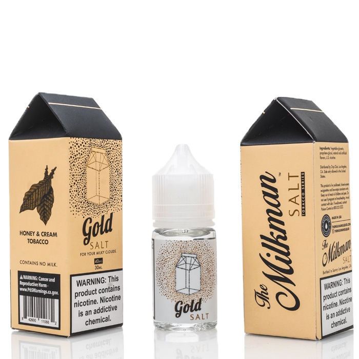 Gold - The Milkman SALT | 30mL Vape E-Liquids