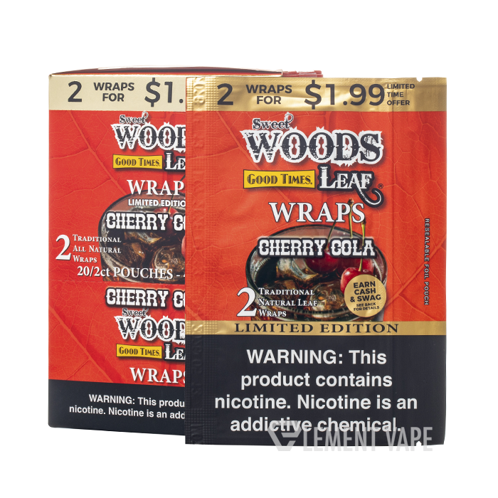 Good Times Sweet Woods Leaf Wraps 40ct [FULL BOX] - $38.99