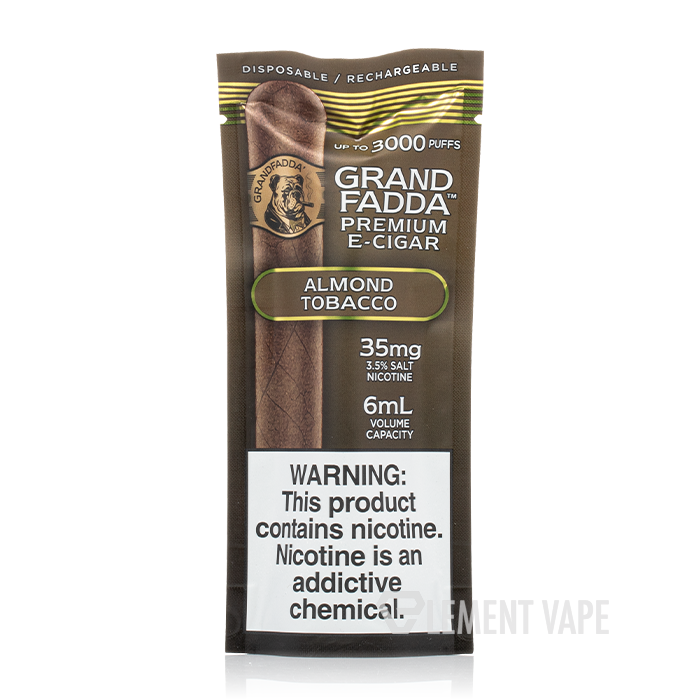almond tobacco Grandfadda 3000 Disposable E-Cigar
