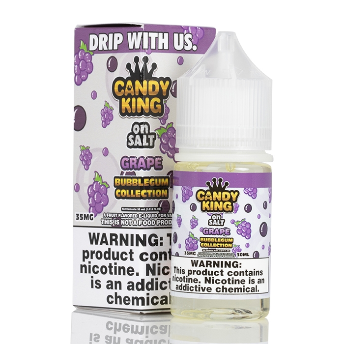 Grape Bubblegum Collection - Candy King on Salt - 30mL