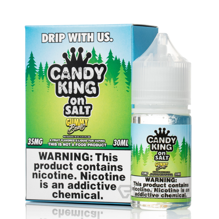 candy king vape juice salt nic Batch - On - 30mL Color:Dark Black Leather LUSH ICE Can You Bring a