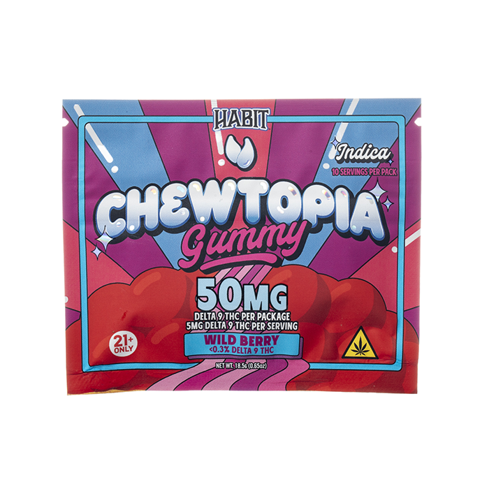 Habit Chewtopia Delta-9 Gummies 50mg - $3.99