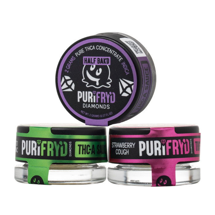 Half Bak'd Purifry'd THCA Diamond Dabs 2G $18.99