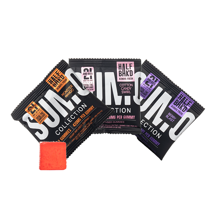 Half Bakd Sumo Gummies 840mg - $2.99