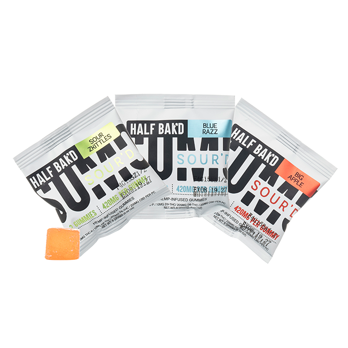 サルート♡クリムト 54G♡ソングM HALF BAK'D: SOUR'D GUMMIES - 840MG. – DR.SMOKE