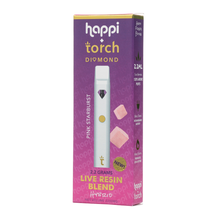 Happi Torch THC-O Live Resin Disposable 2.2G - $49.90