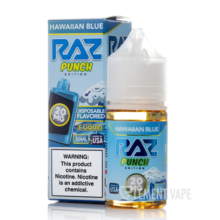 Hawaiian Blue - Pod Juice x RAZ LTX Salts - 30mL - $10.99 Hawaiian Blue - Pod Juice x RAZ LTX Salts - 30mL - $10.99