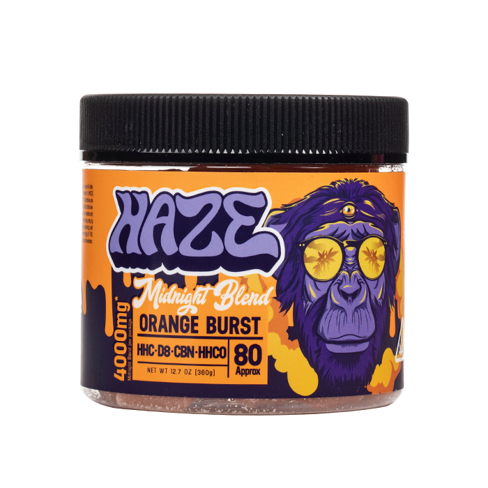 Haze Midnight Blend Gummies 4000mg