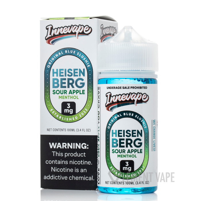 Heisenberg Sour Apple Menthol - Innevape - 100mL $13.99