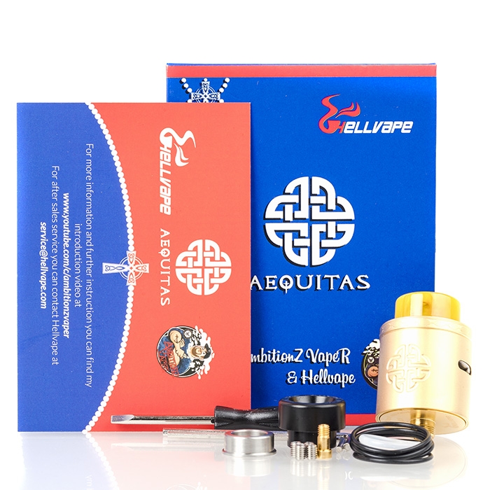 HellVape Aequitas BF 24mm RDA | Vape Rebuildables - $29.99