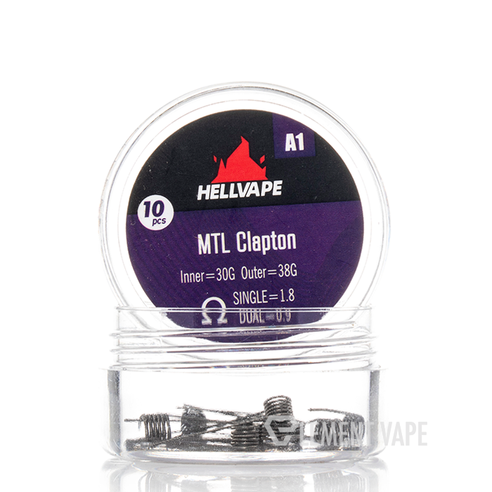 Hellvape Prebuilt Clapton Coils $4.99