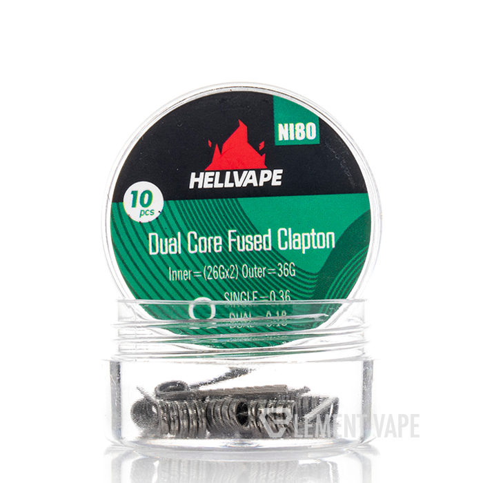 Hellvape Prebuilt Clapton Coils - $4.99