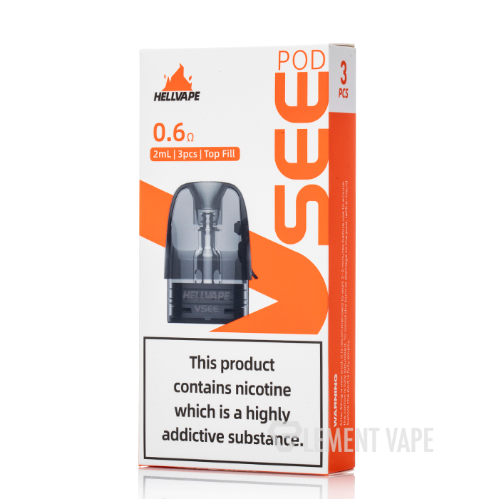 Hellvape VSEE Replacement Pods $9.99