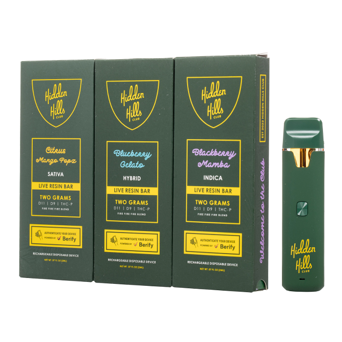 Hidden Hills Live Resin Disposable 2G