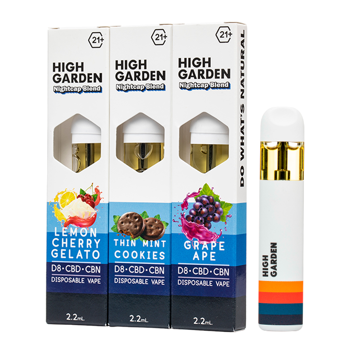 vape garden HIGH Nightcap Blend Disposable 2.2G