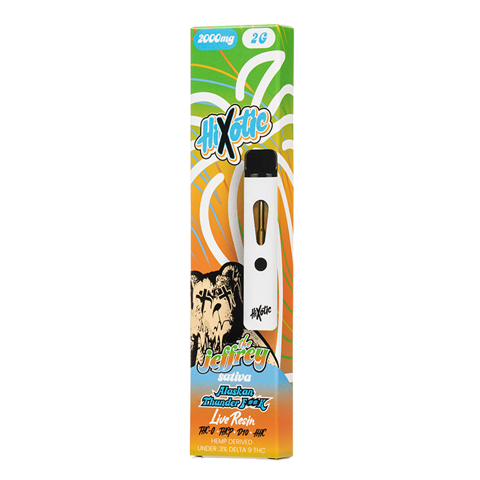 HiXotic The Jeffrey Live Resin Disposable 2G - $19.99
