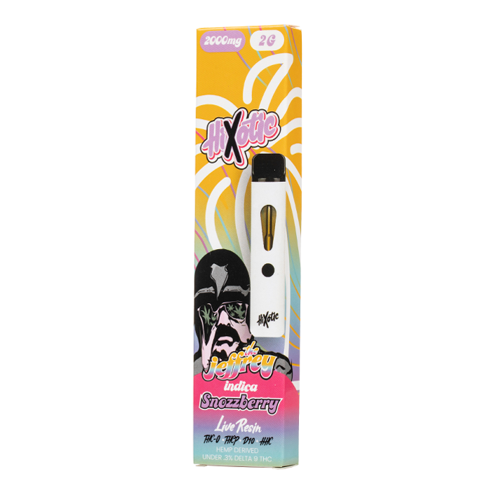 HiXotic The Jeffrey Live Resin Disposable 2G $19.99