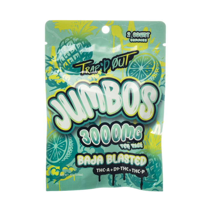HiXotic Trap'd Out Jumbos Gummies 3000mg - $7.99