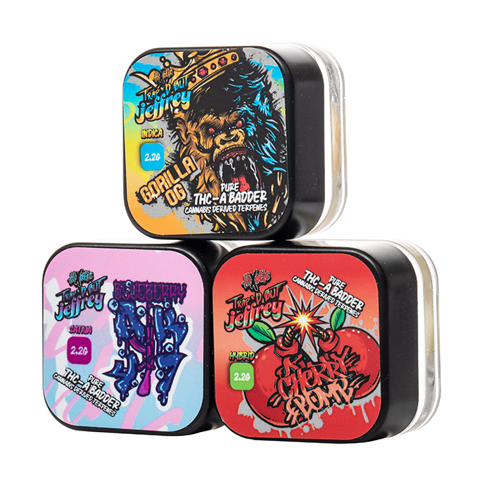 HiXotic Trap'd Out Jeffrey Pure THC-A Badder Dabs 2.2G $23.99 HiXotic Trap'd Out Jeffrey Pure THC-A Badder Dabs 2.2G $23.99