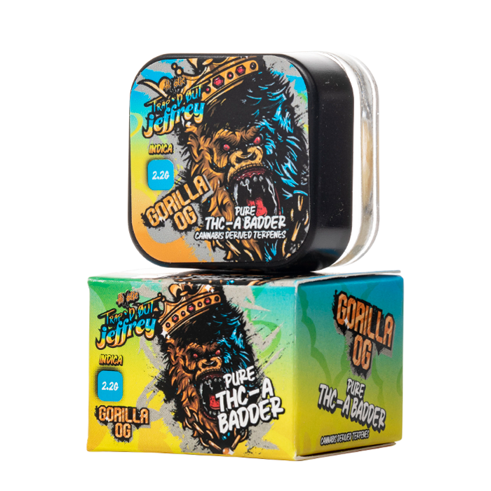 HiXotic Trap'd Out Jeffrey Pure THC-A Badder Dabs 2.2G $23.99