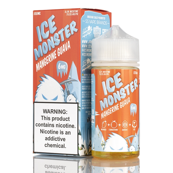 guava ice vape juice Mangerine - Ice Monster - 100mL Vape Pen Vaporizer E-Juice/ E-liquids Disposable Vape Nz Price E-liquid flavor:strawberry