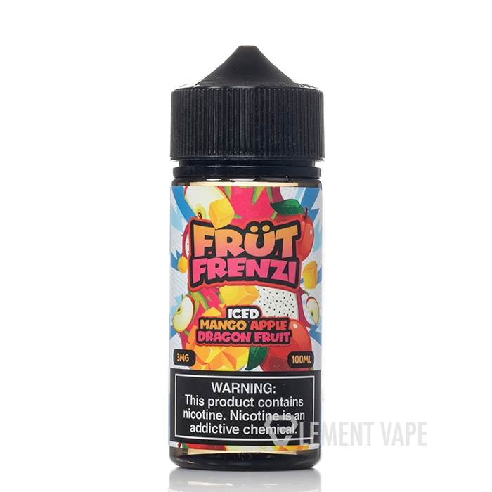 dragon fruit menthol vape juice ICED Mango Apple Dragon Fruit - Frut Frenzi - 100mL
