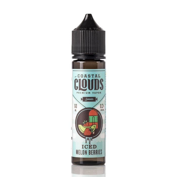melon berry vape juice ICED Melon Berries - Coastal Clouds - 60mL