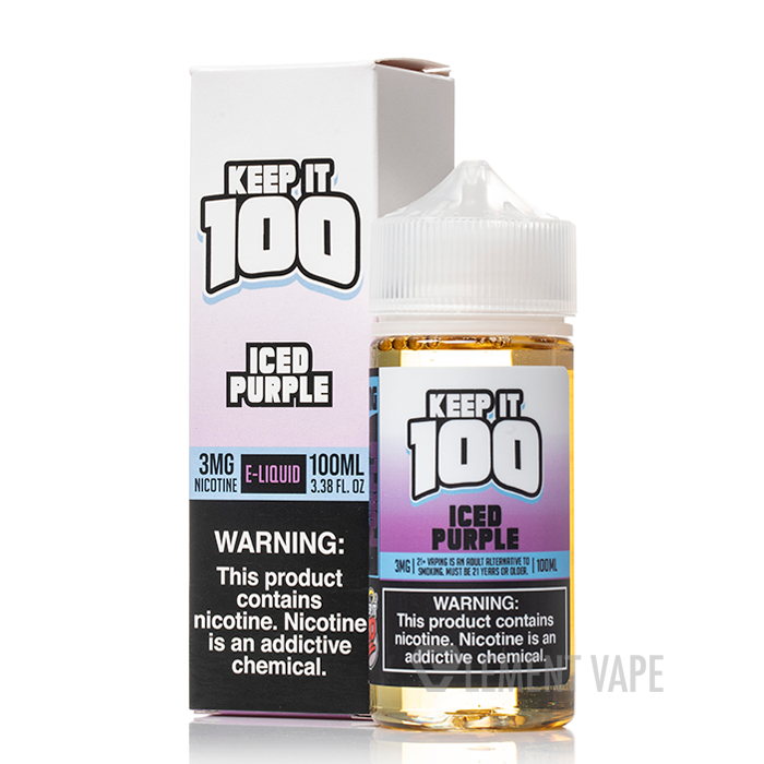 ICED Purple - Keep It 100 - 100mL $8.99