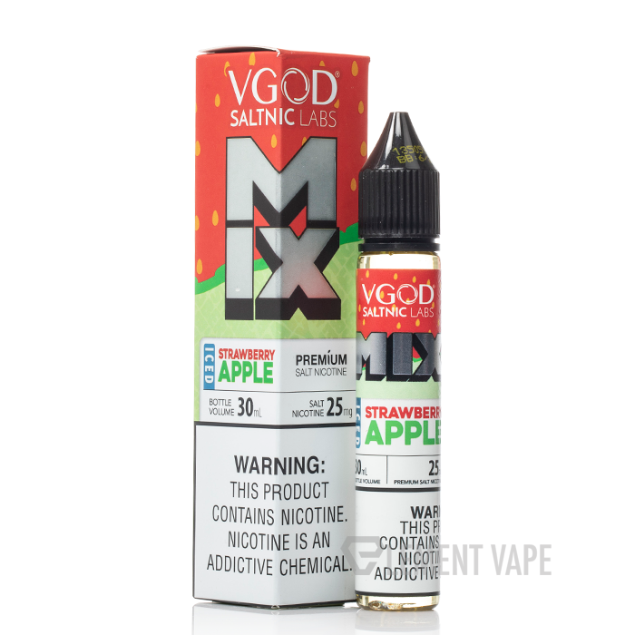 ICED Strawberry Apple Mix - VGOD Salts - 30mL $9.99