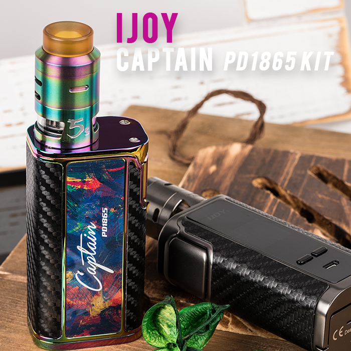 iJoy Captain PD1865 225W TC Starter Kit | Captain Tank / RDTA 5S /  Wondervape RDA