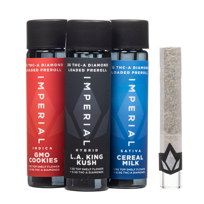 Imperial THC-A Diamond Pre Rolls 2G Imperial THC-A Diamond Pre Rolls 2G