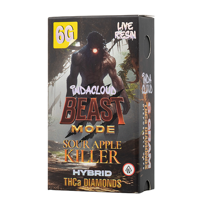 Indacloud Beast Mode THC-A Disposable 6G
