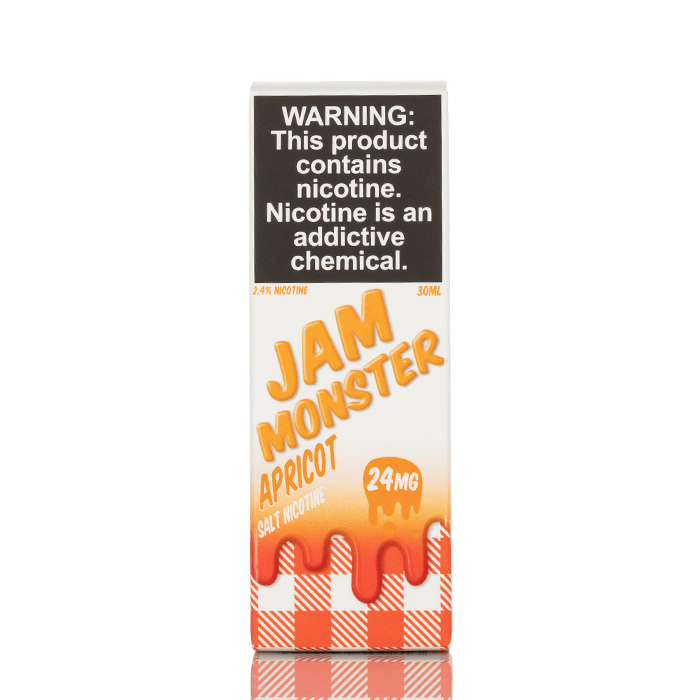 Apricot - Jam Monster Salts - 30mL $9.99