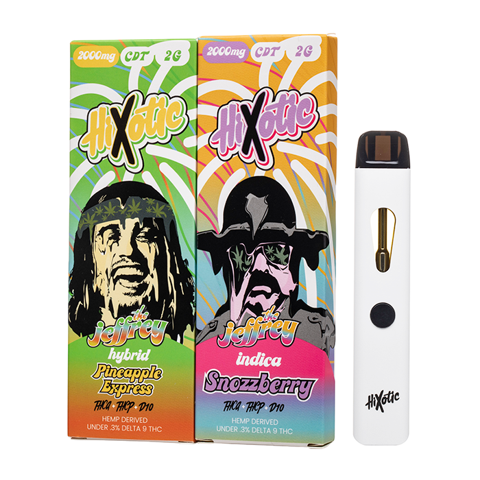 HiXotic The Jeffrey Live Resin Disposable 2G $19.99