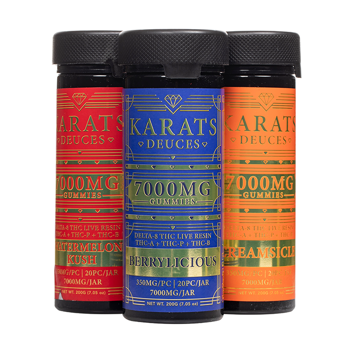 Karats Deuces Blend Gummies 7000mg