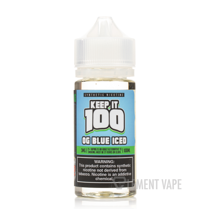 blue slushie vape juice ICED - Keep It 100 - 100mL Strawberry Lemon Ice Quantity:2-Pack PAX 3 Portable Dry